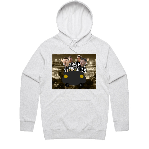 Hoot Hoot Chugging Chugging Hot Magpies Swoops Hoodie - Front Only Thumbnail