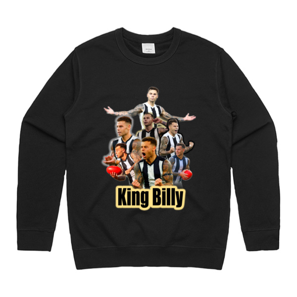 3/4 quarter comeback legend (King Billy) Jumper - Front Only Thumbnail
