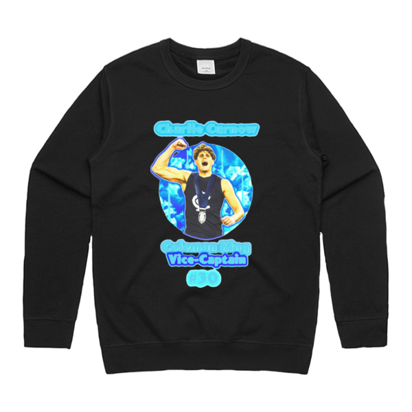 It’s time for Charlie Curnow o’clock kicking bags Jumper - Front Only Thumbnail