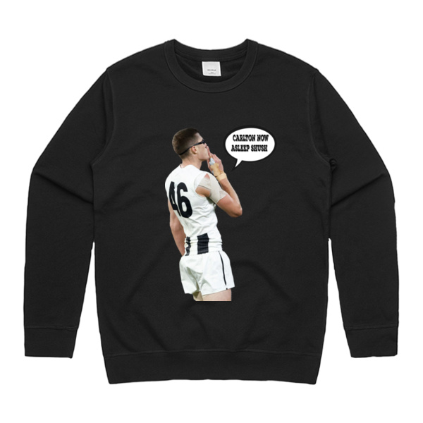 Mason Cox gives the Blues shushs to crowds - Front Only Thumbnail