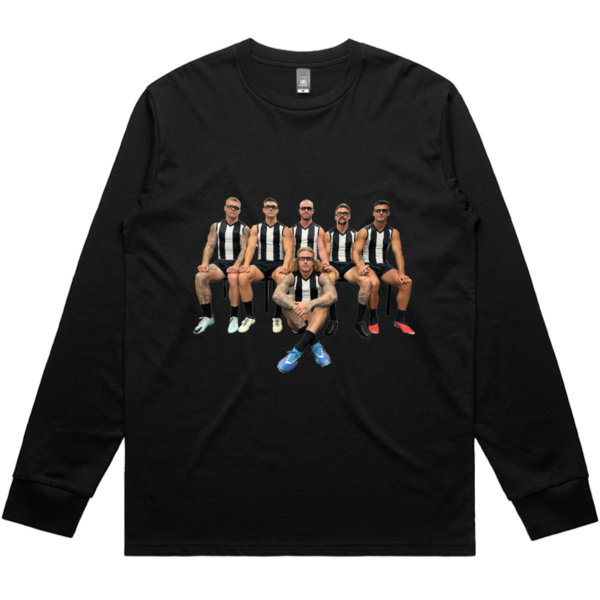 Goggles Magpies Crew - Front Only  Thumbnail