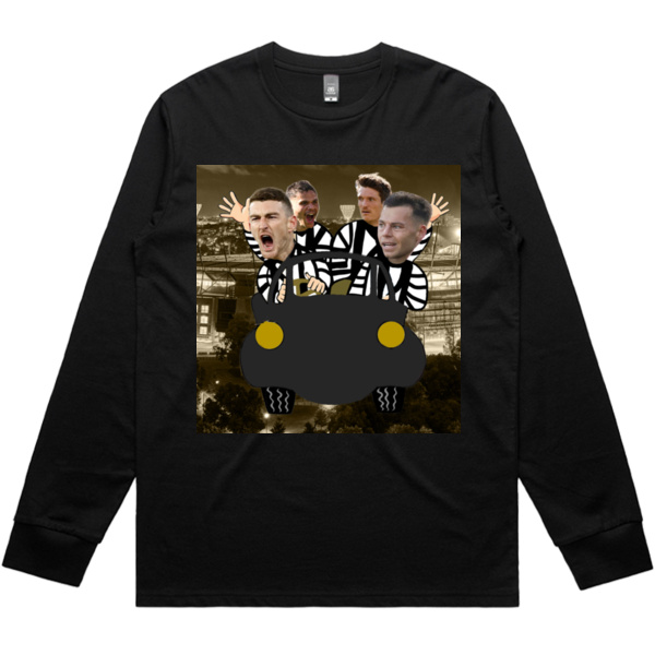 Hoot Hoot Chugging Chugging Hot Magpies Swoops Hoodie - Front Only Thumbnail