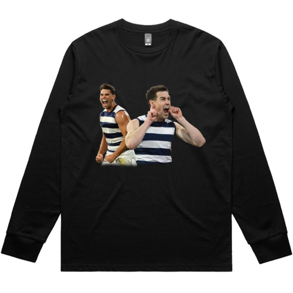 Tom Hawkins & Jeremy Cameron "was that sorry Collingwood & Adelaide fans can't hear yous aha?" - Front Only Thumbnail